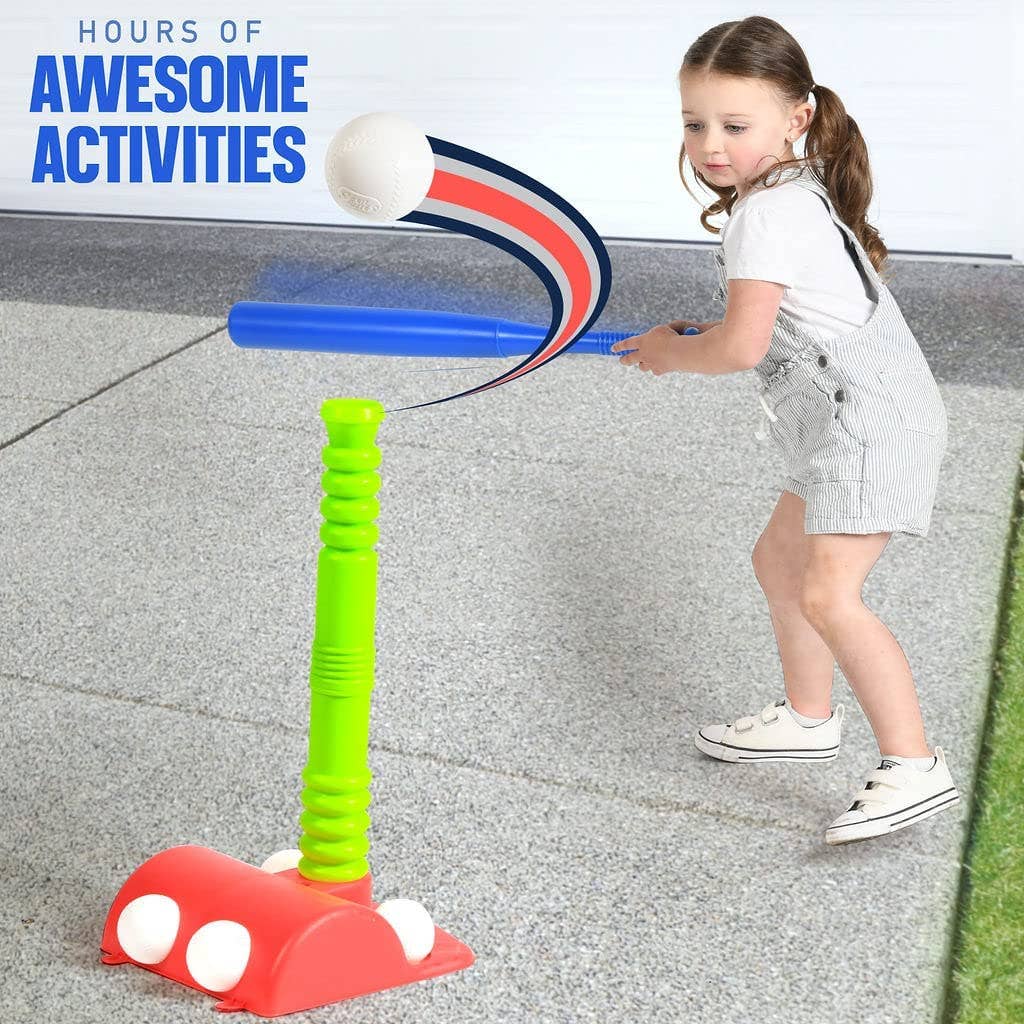 Play22 - T Ball Set with 20" Batting Tee and 8 Balls