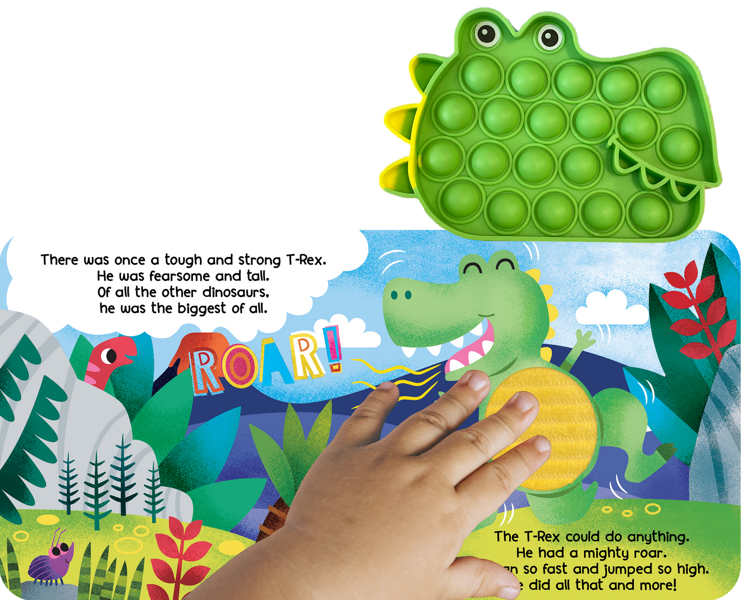 Little Hippo Books - Little T-Rex - Your Sensory Fidget Friend