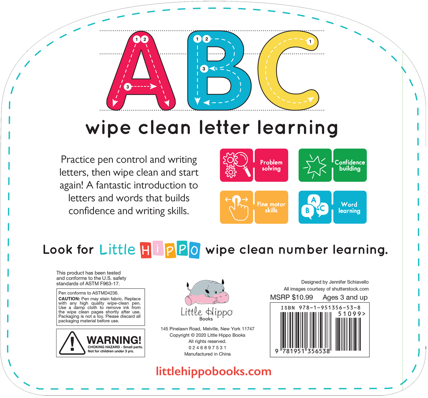 Little Hippo Books - Write & Wipe ABC