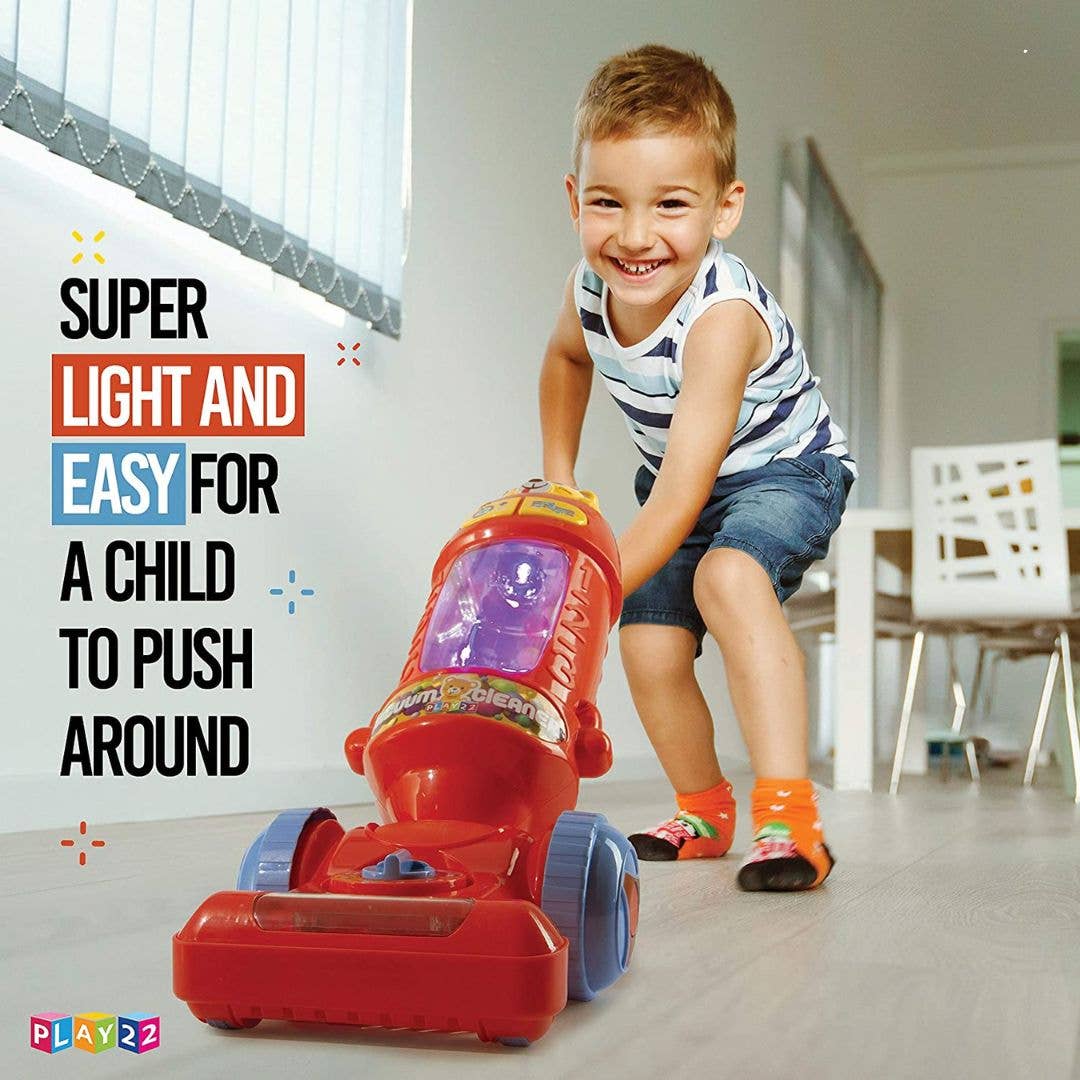 Play22 - Kids Vacuum Cleaner Toy for Toddler with Lights & Sounds
