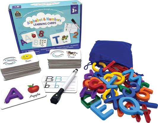 Teacher Created Resources - Alphabet & Numbers Learning Cards