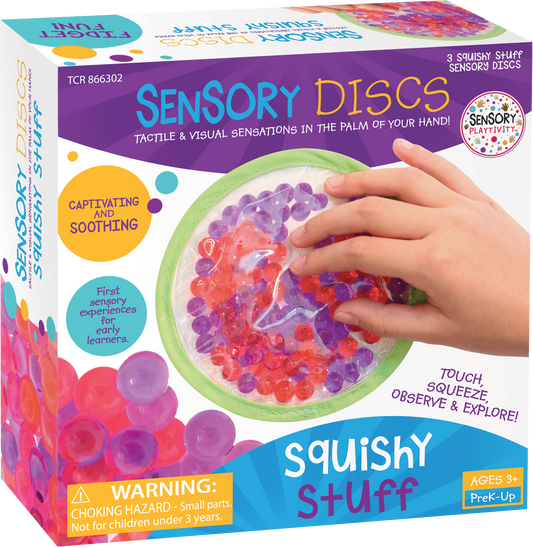 Teacher Created Resources - Sensory Playtivity™ Sensory Discs: Squishy Stuff - Pack of 3