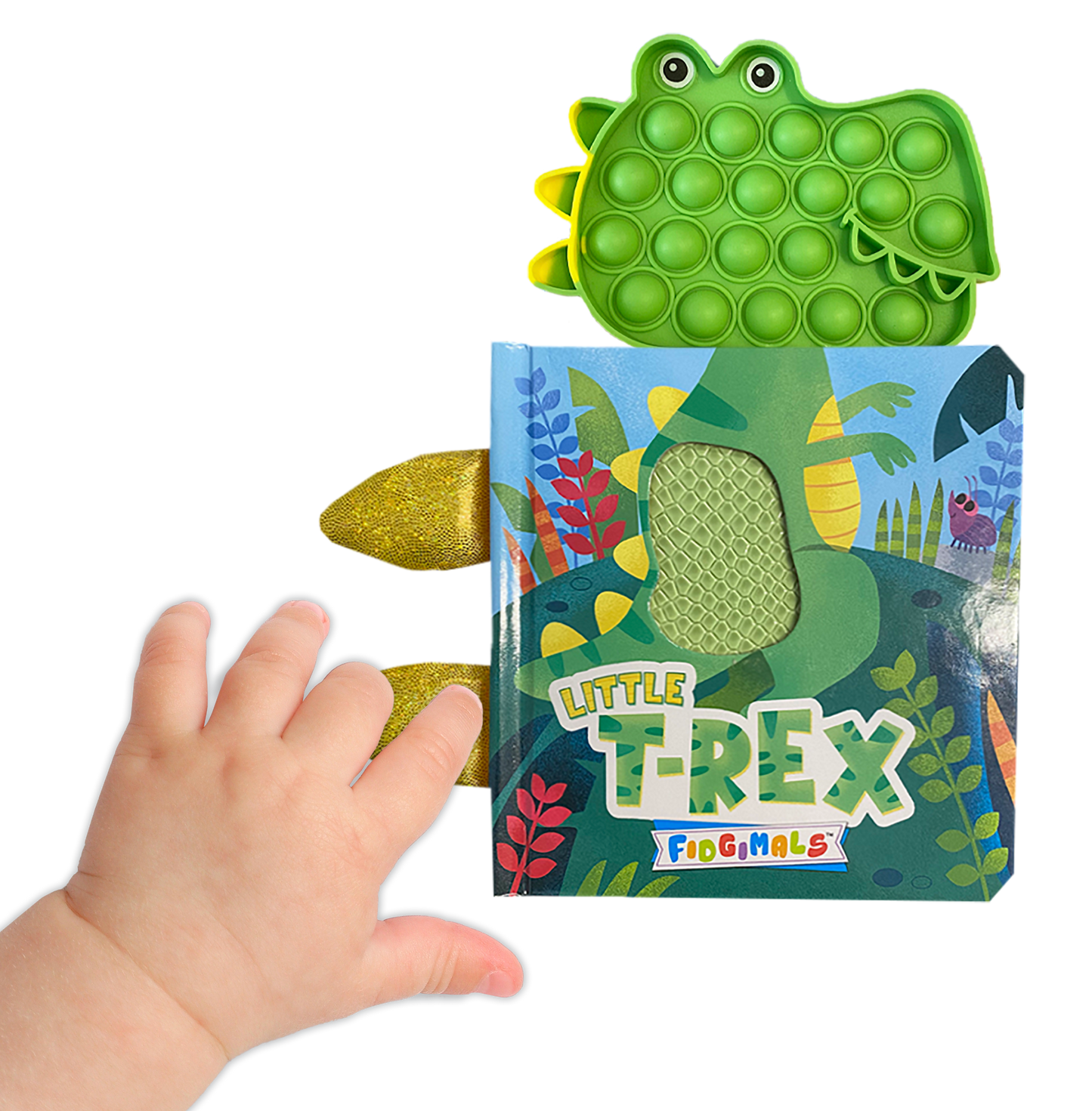 Little Hippo Books - Little T-Rex - Your Sensory Fidget Friend