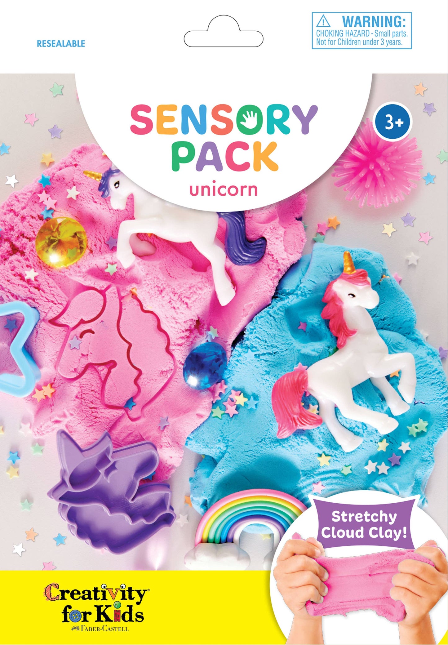 Faber-Castell / Creativity for Kids - Sensory Pack Unicorn On the Go Play Set for Kids