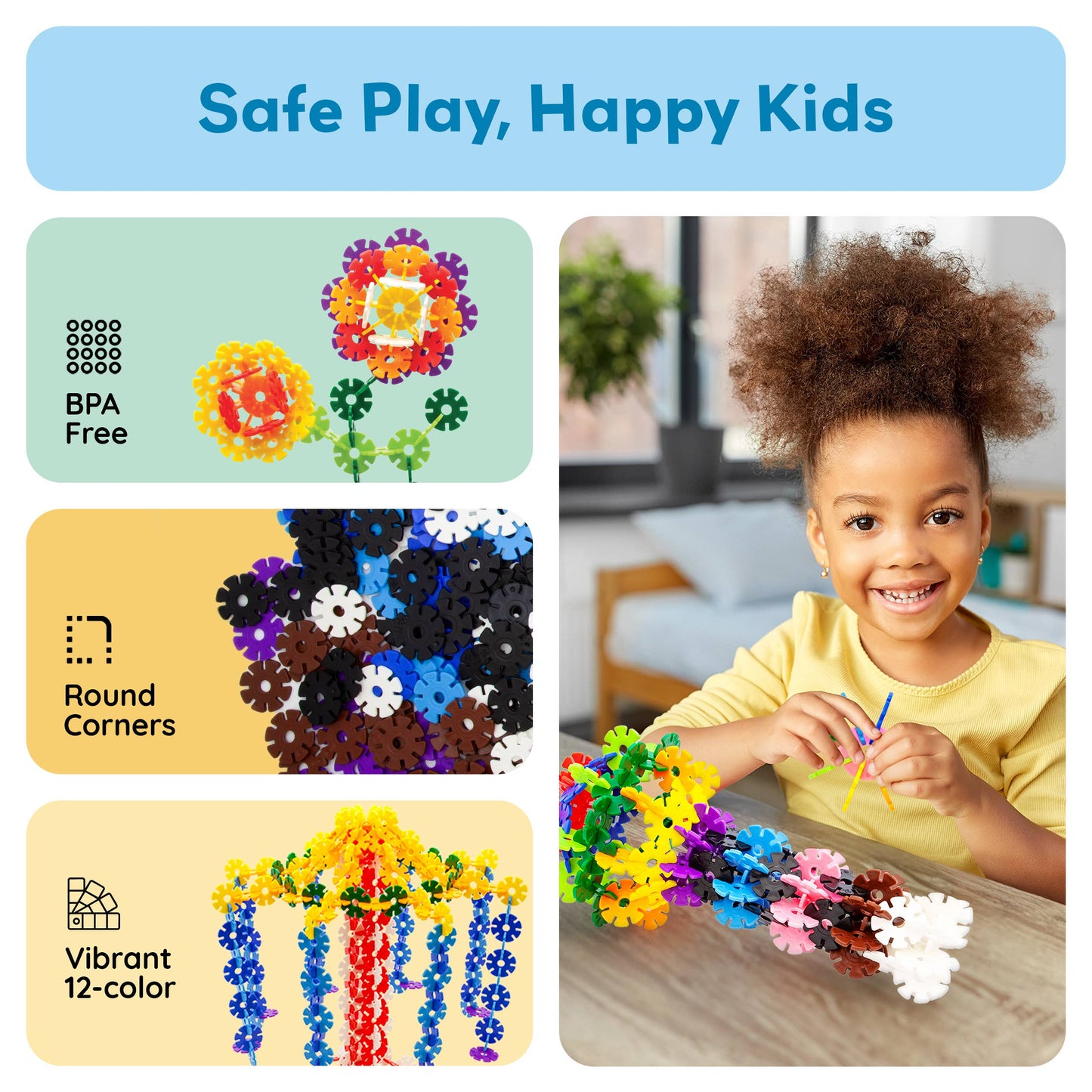 PicassoTiles - PicassoTiles 600pc Building Interlocking Chips