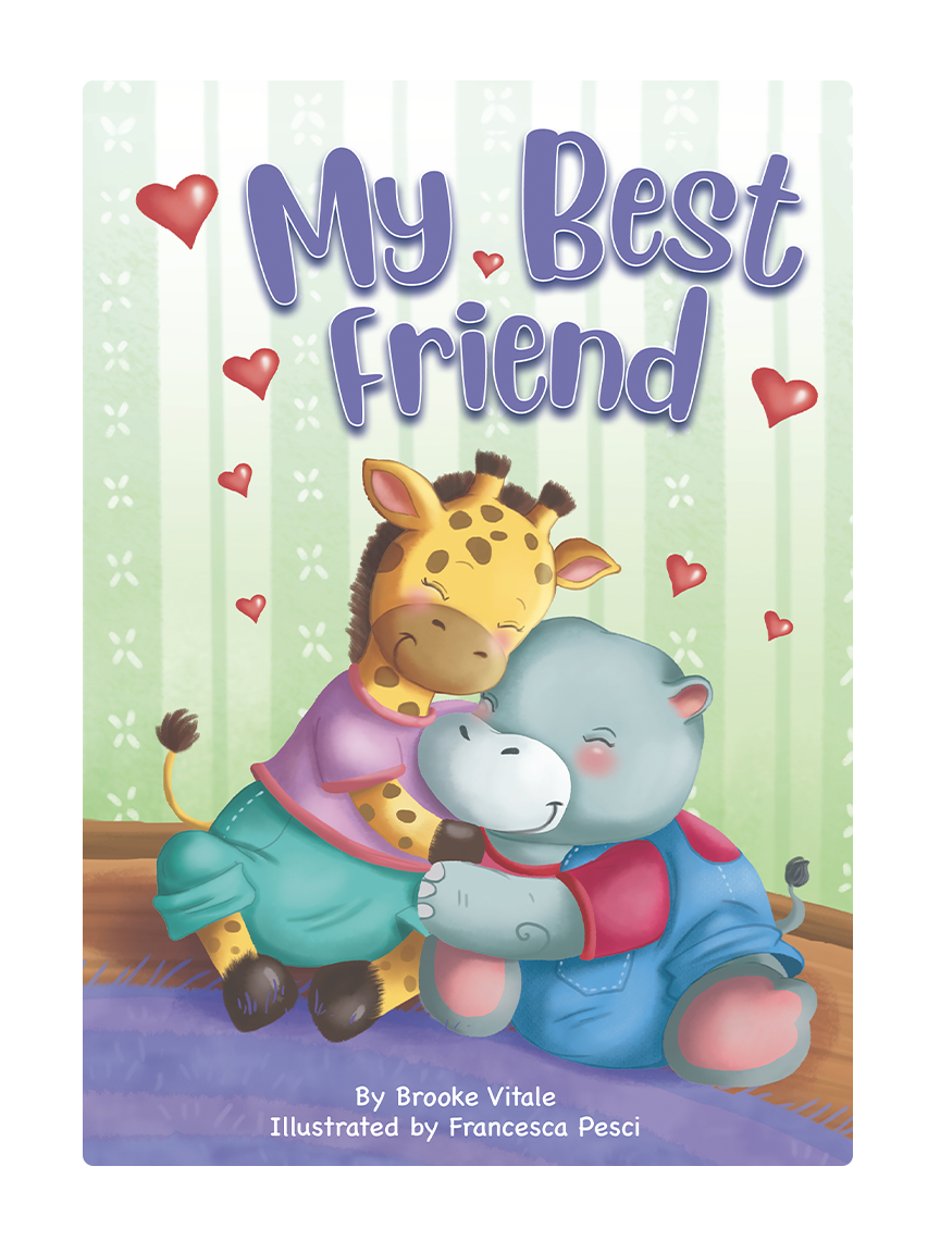 Little Hippo Books - My Best Friend- Children's Padded Board Book