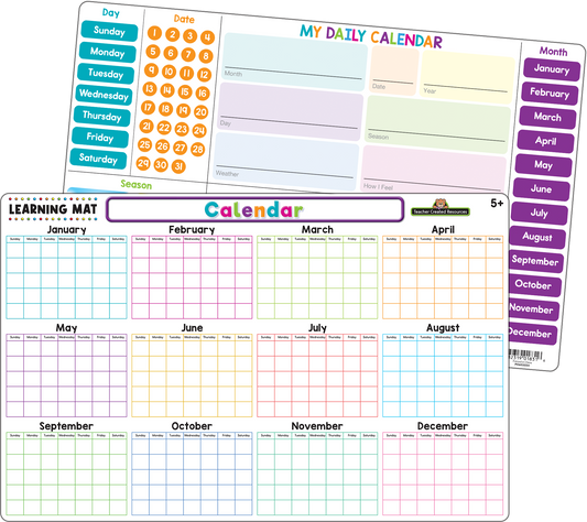 Teacher Created Resources - Calendar Learning Mat