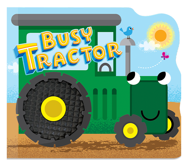 Busy Tractor - Little Hippo Books - Glee Garden