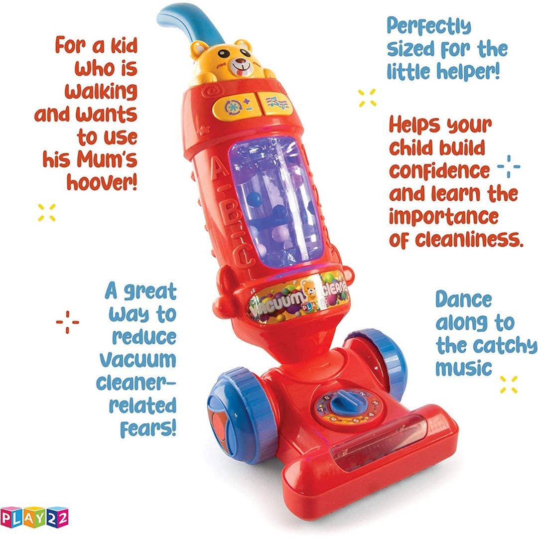 Play22 - Kids Vacuum Cleaner Toy for Toddler with Lights & Sounds