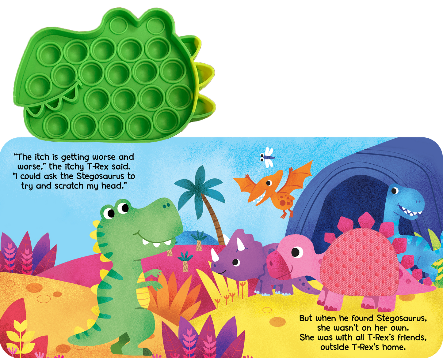 Little Hippo Books - Little T-Rex - Your Sensory Fidget Friend
