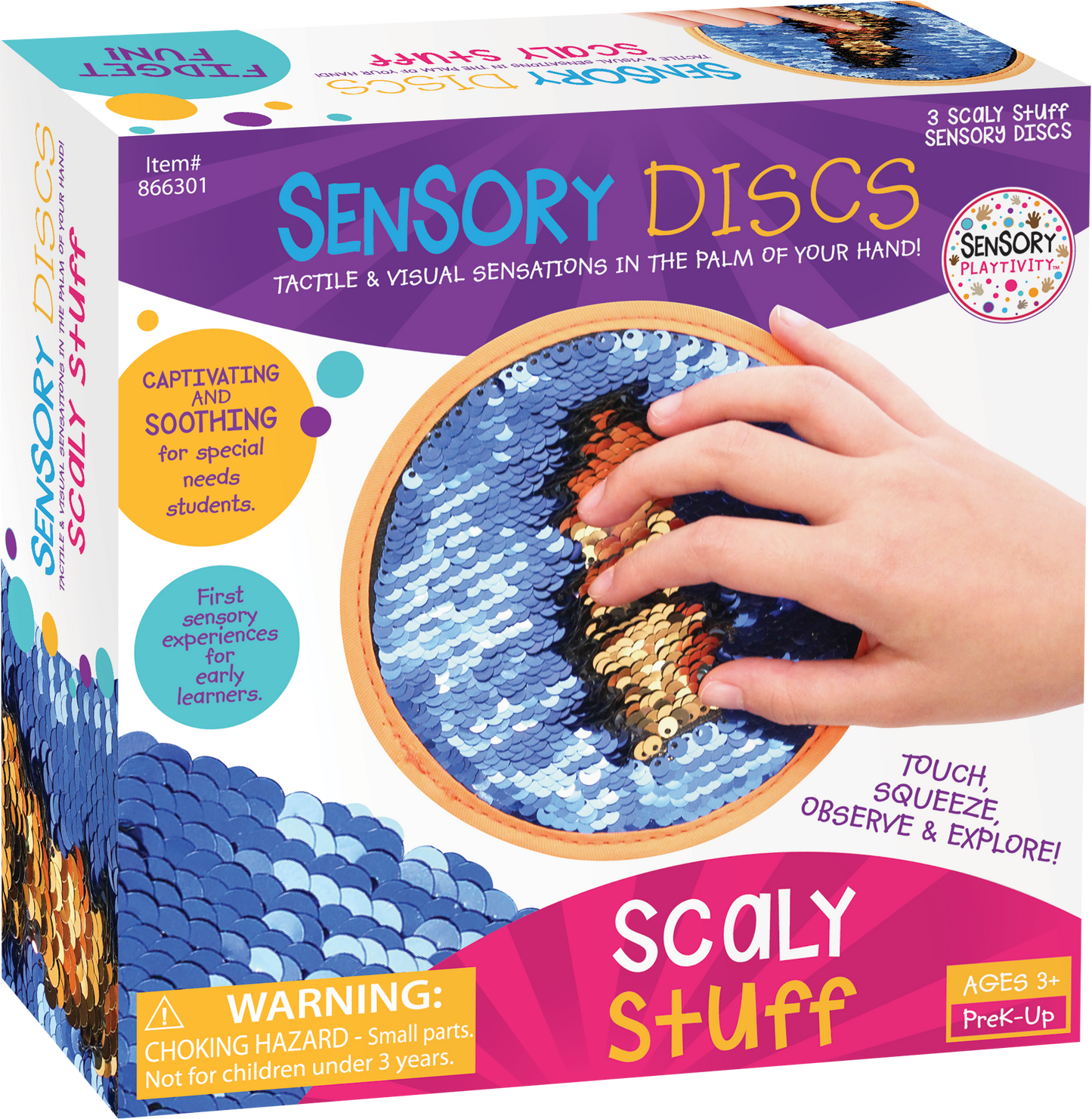Teacher Created Resources - Sensory Playtivity™ Sensory Discs: Scaly Stuff