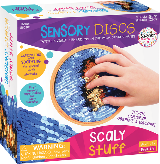 Teacher Created Resources - Sensory Playtivity™ Sensory Discs: Scaly Stuff - Pack of 3