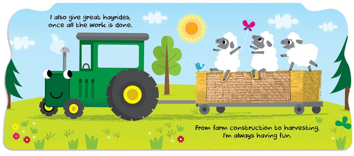 Busy Tractor - Little Hippo Books - Glee Garden
