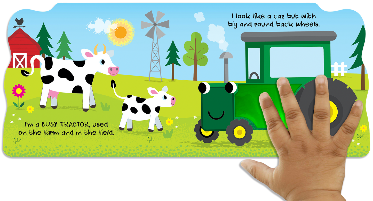 Busy Tractor - Little Hippo Books - Glee Garden