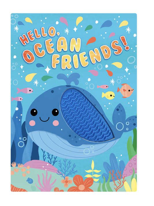 Hello, Ocean Friends - Touch and Feel - Little Hippo Books - Glee Garden