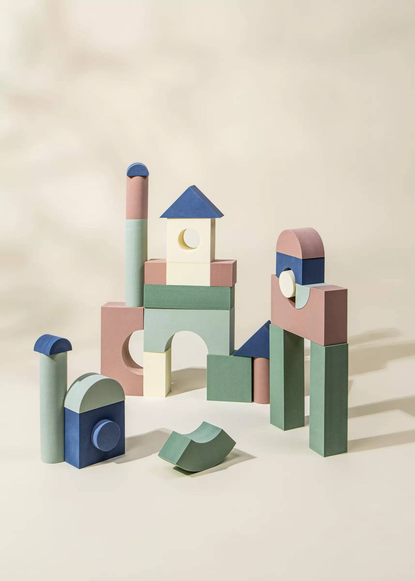 Eva Foam Building Blocks Set - Medium (52 Pcs) - Coco Village - Glee Garden
