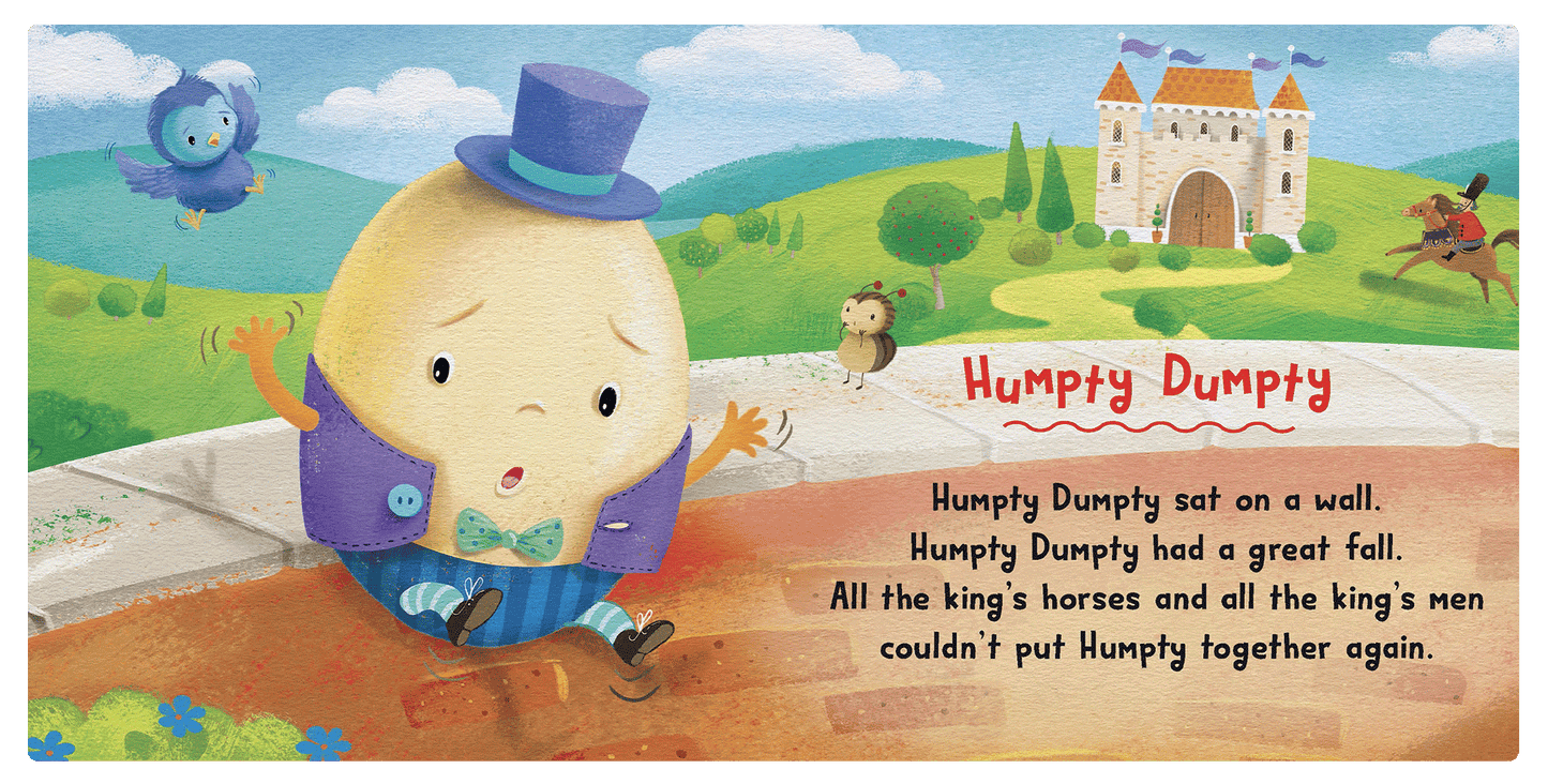 Little Hippo Books - My First Book of Nursery Rhymes- Children's Padded Board Book