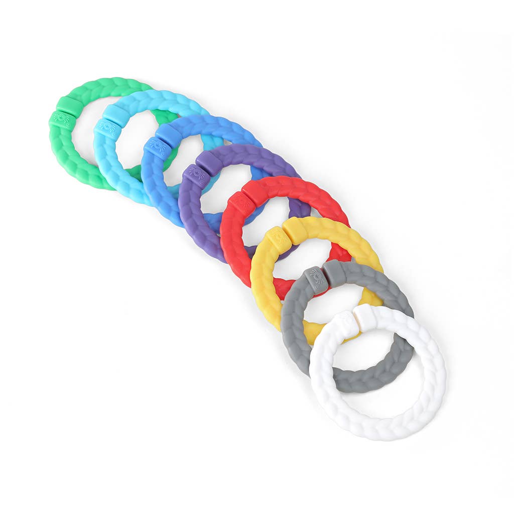 Itzy Ritzy Canada - Bitzy Bespoke Itzy Rings™ Linking Ring Set: Rainbow