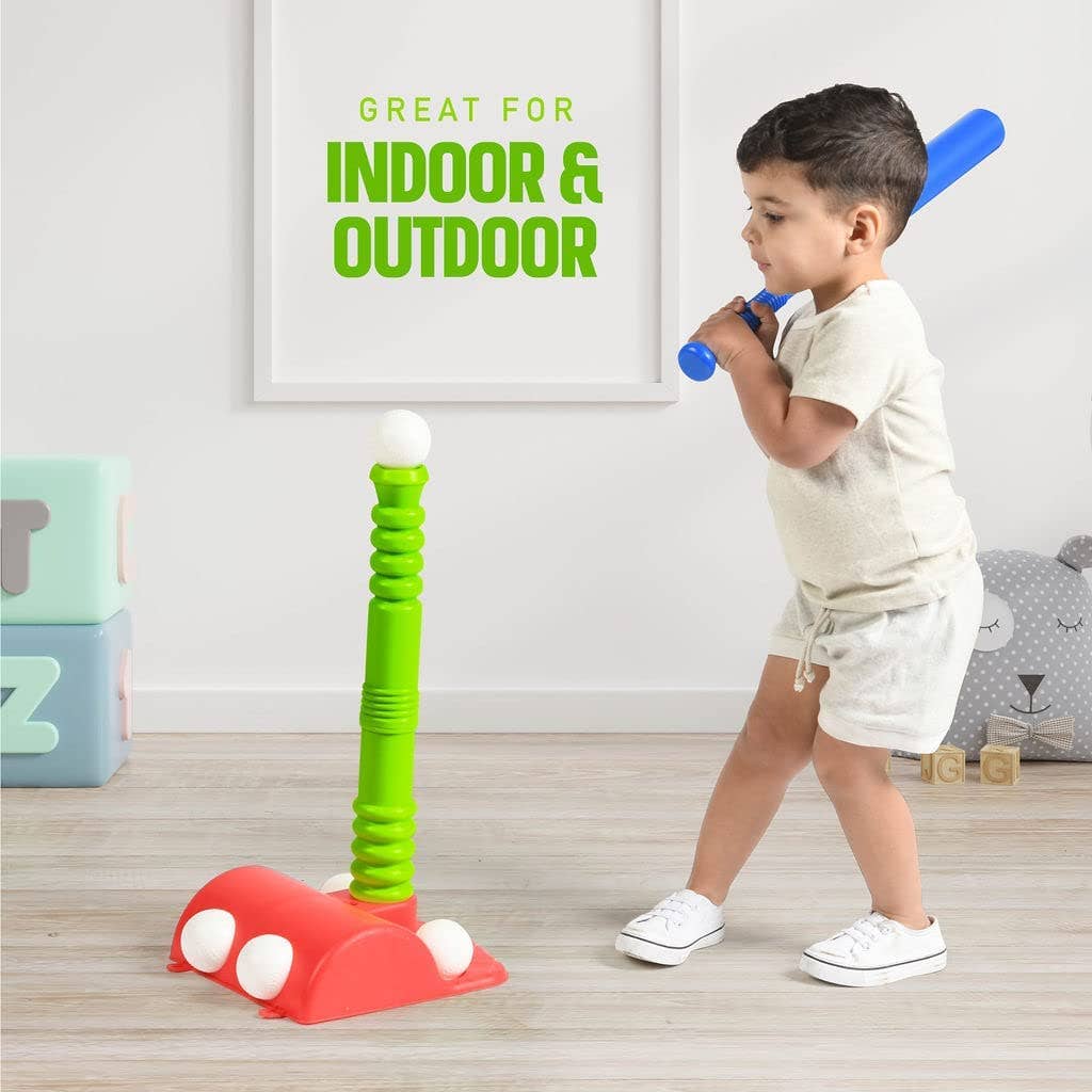 Play22 - T Ball Set with 20" Batting Tee and 8 Balls