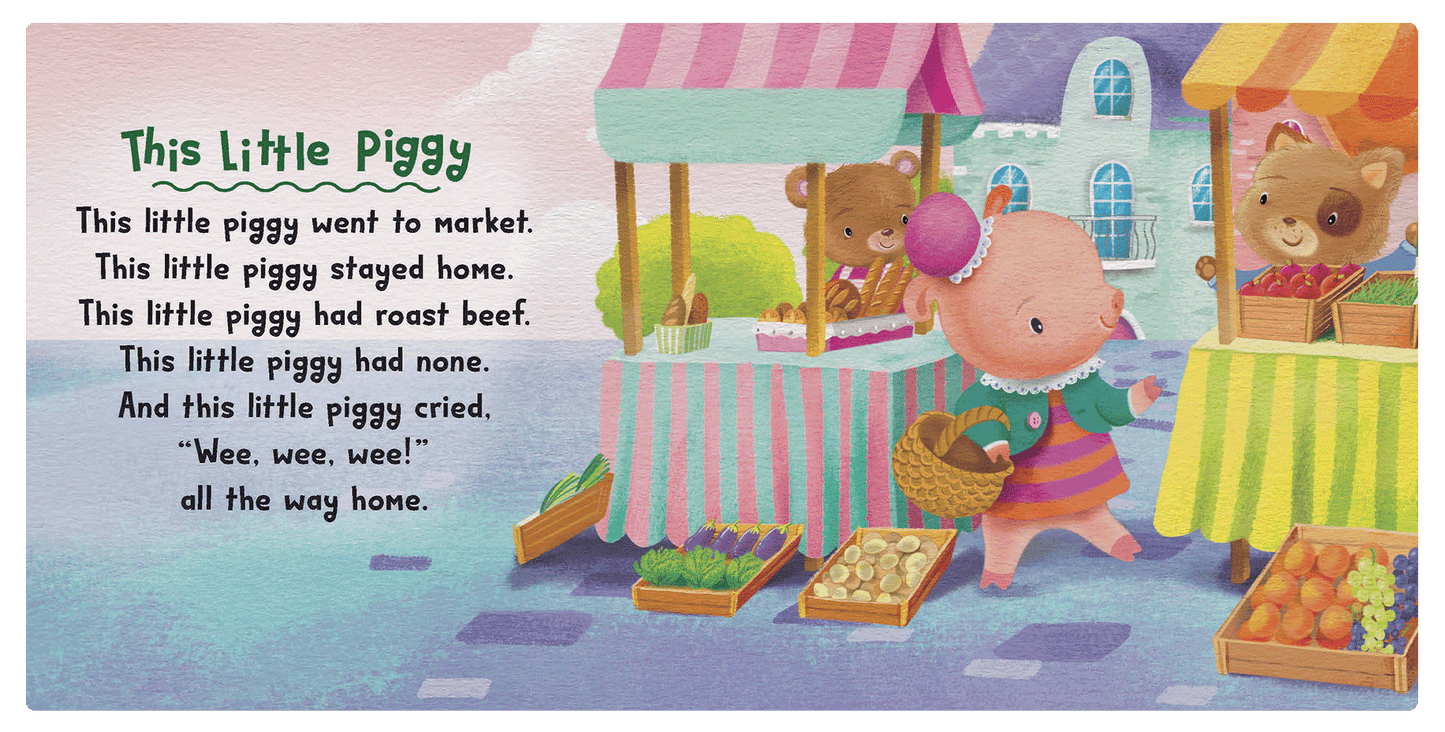 Little Hippo Books - My First Book of Nursery Rhymes- Children's Padded Board Book