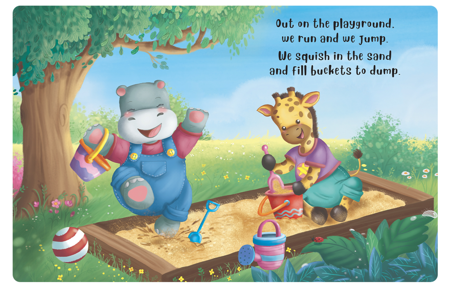 Little Hippo Books - My Best Friend- Children's Padded Board Book