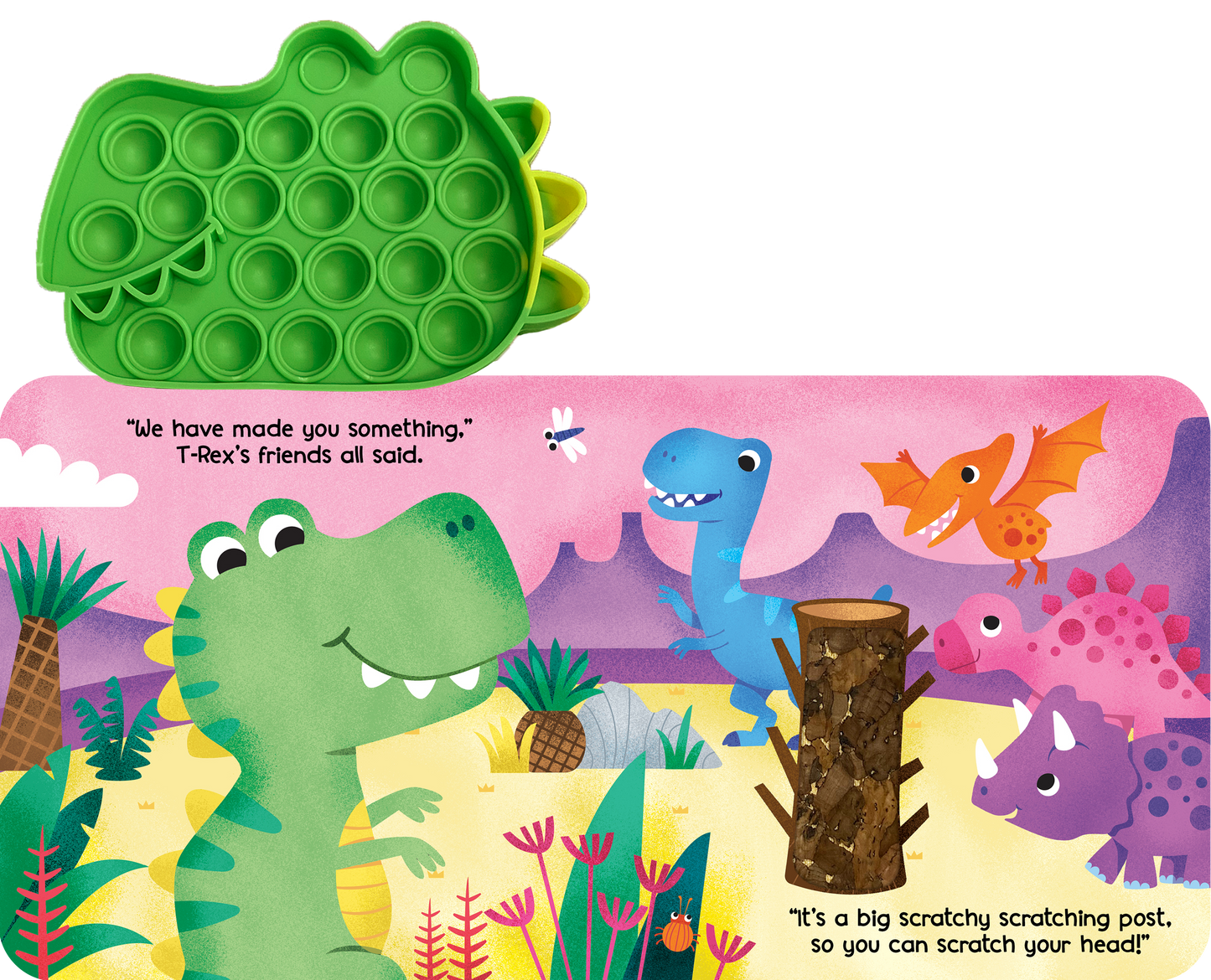 Little Hippo Books - Little T-Rex - Your Sensory Fidget Friend