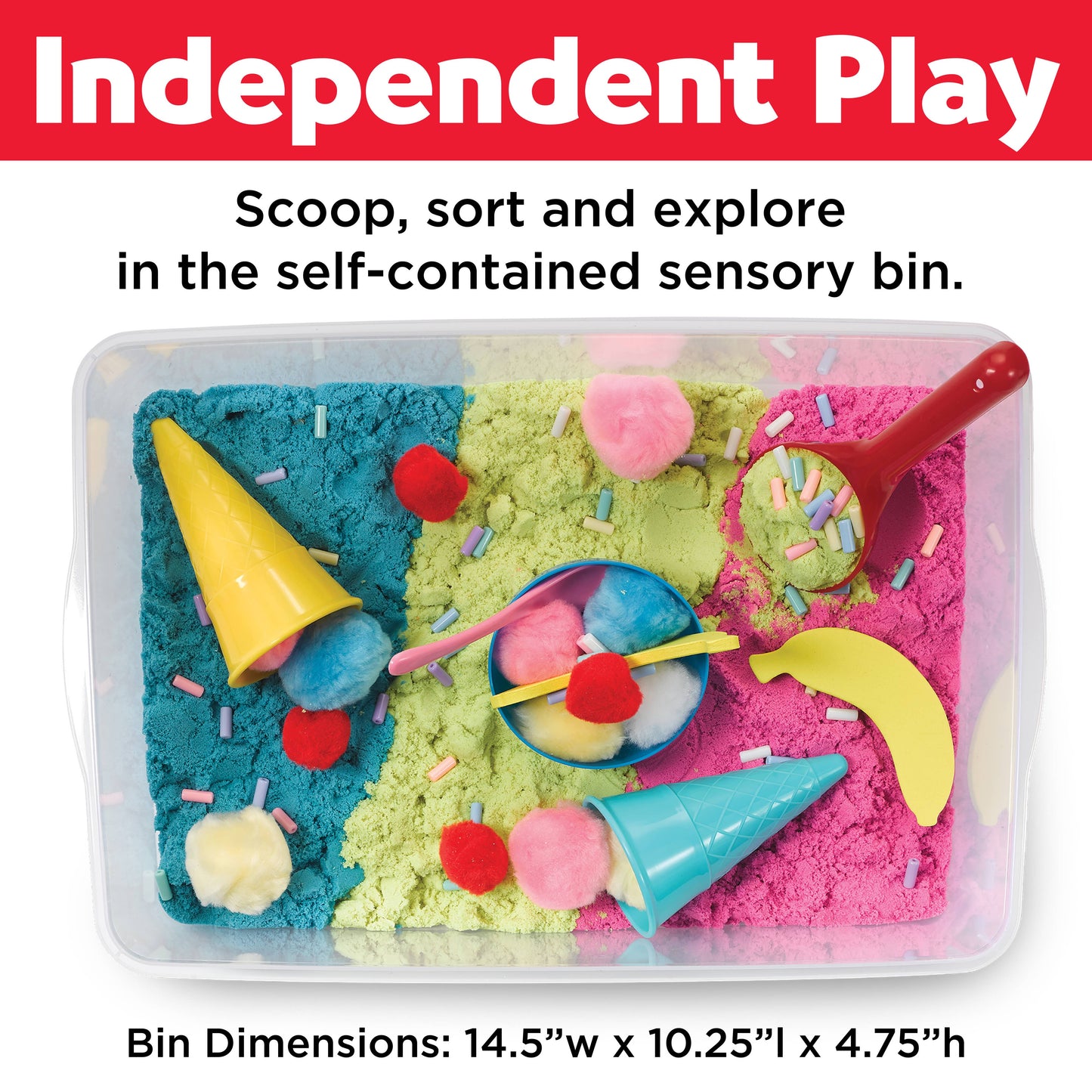 Faber-Castell / Creativity for Kids - Sensory Bin Ice Cream Shop Activity Bin for Kids