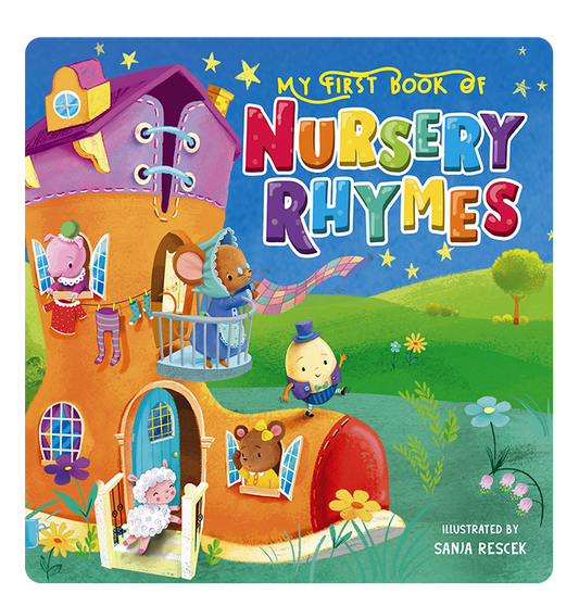 Little Hippo Books - My First Book of Nursery Rhymes- Children's Padded Board Book