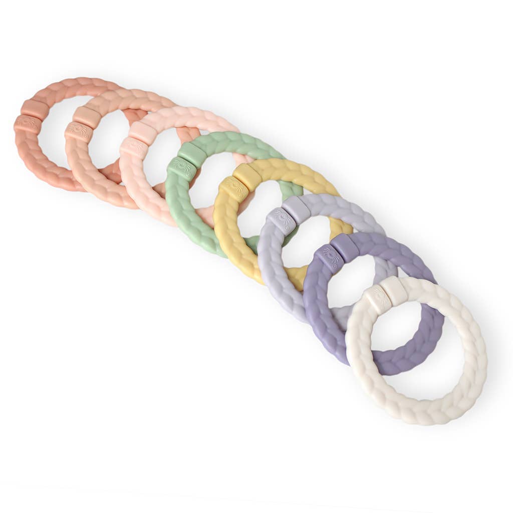 Itzy Ritzy Canada - Bitzy Bespoke Itzy Rings™ Linking Ring Set: Rainbow