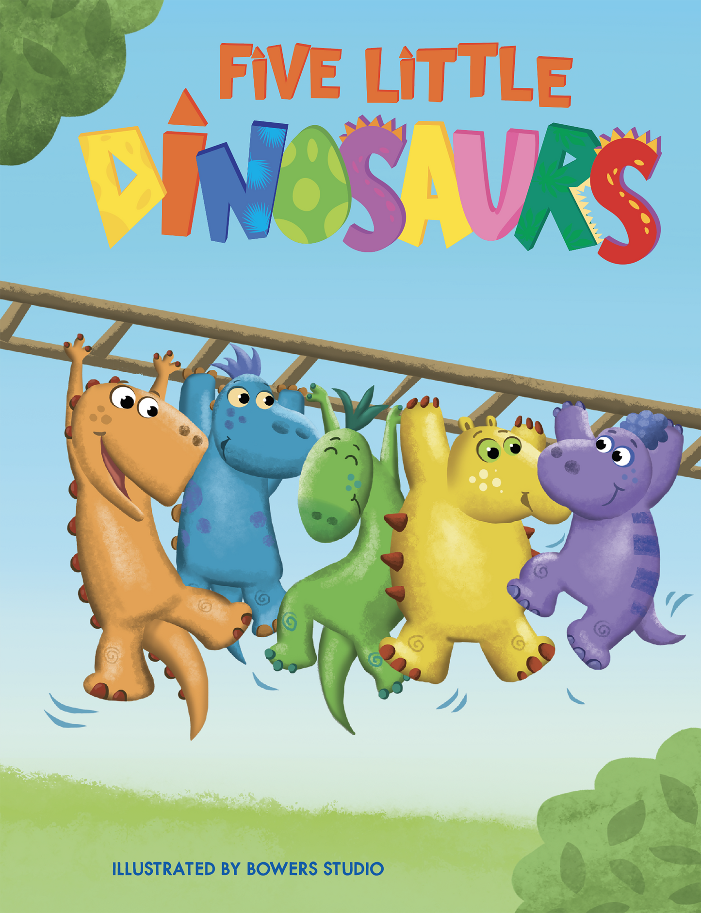 Little Hippo Books - Five Little Dinosaurs - Chunky Padded Board Book