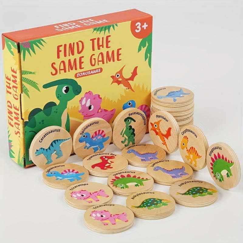 Memory matching game - Dinosaurs - KiddieKickz - Glee Garden