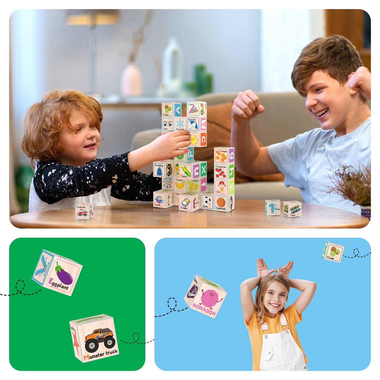 PicassoTiles - PicassoTiles 36pc 1" Magnetic Cubes Set