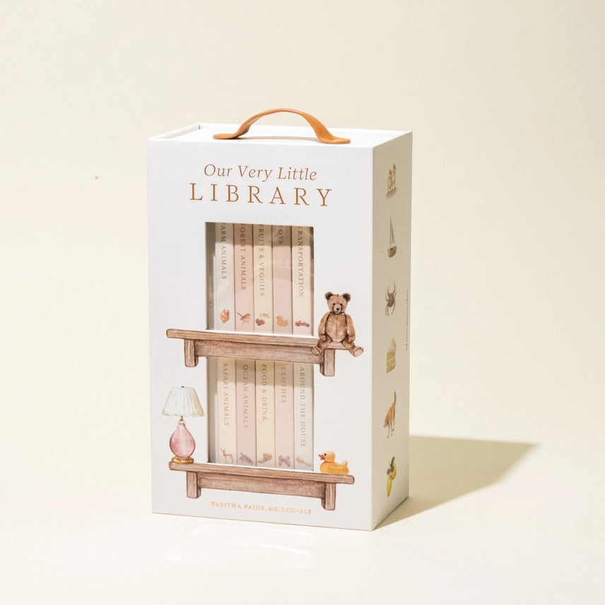Our Very Little Library Board Book Set (10 Mini Board Books) - Paige Tate & Co. - Glee Garden
