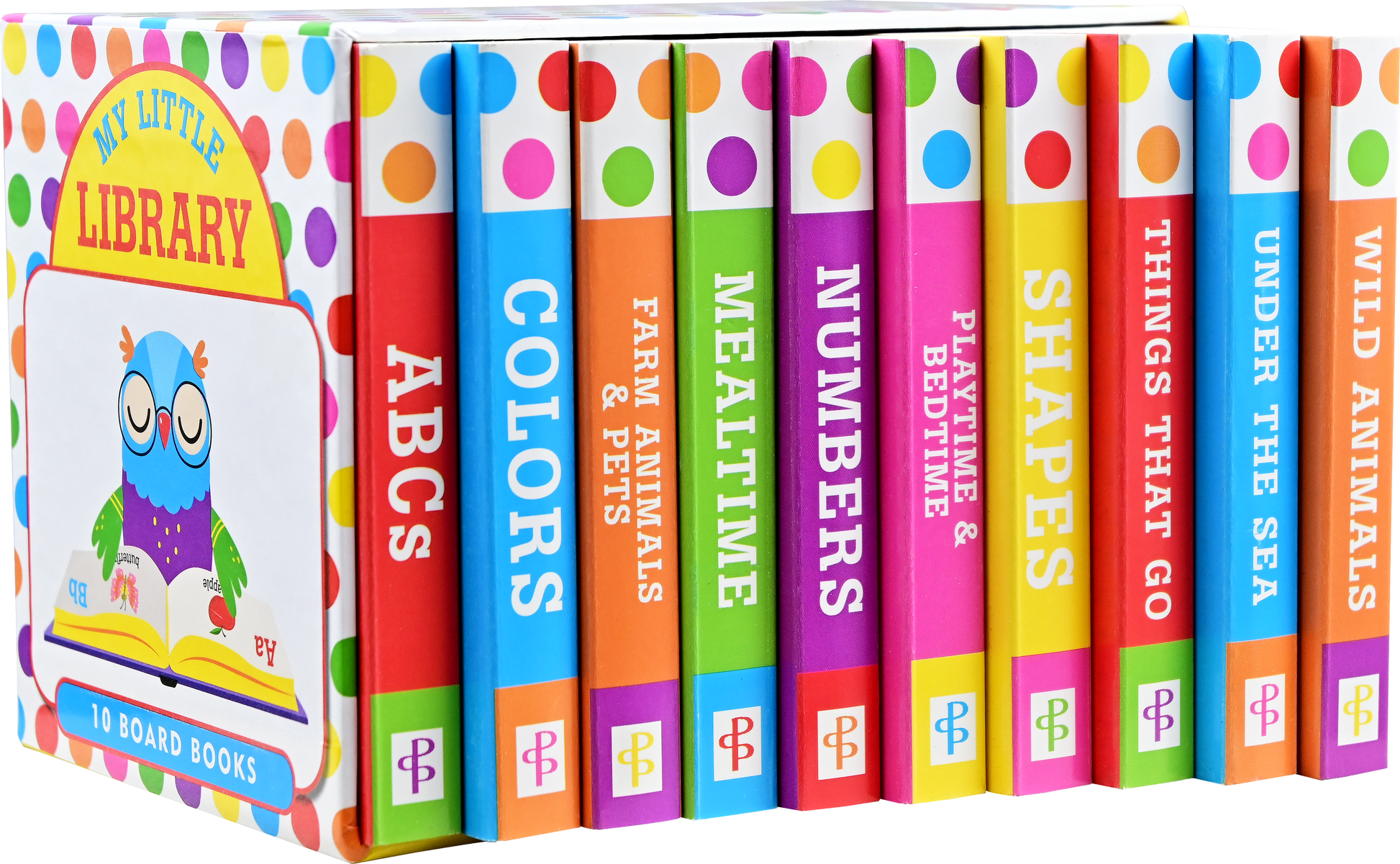 My Little Library (Set of 10 Board Books) - Peter Pauper Press - Glee Garden