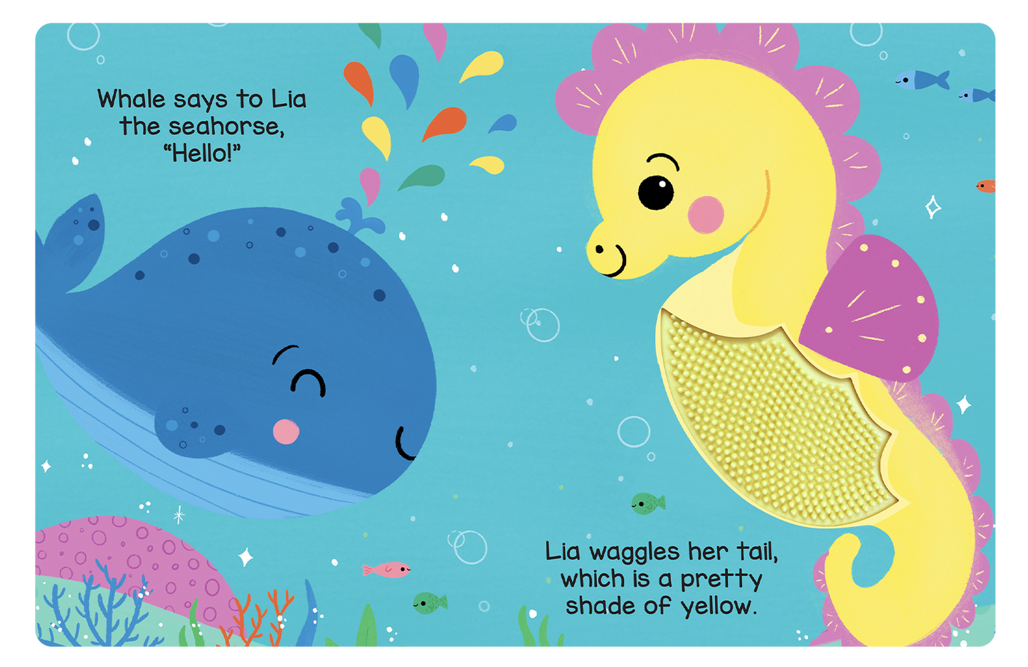 Hello, Ocean Friends - Touch and Feel - Little Hippo Books - Glee Garden