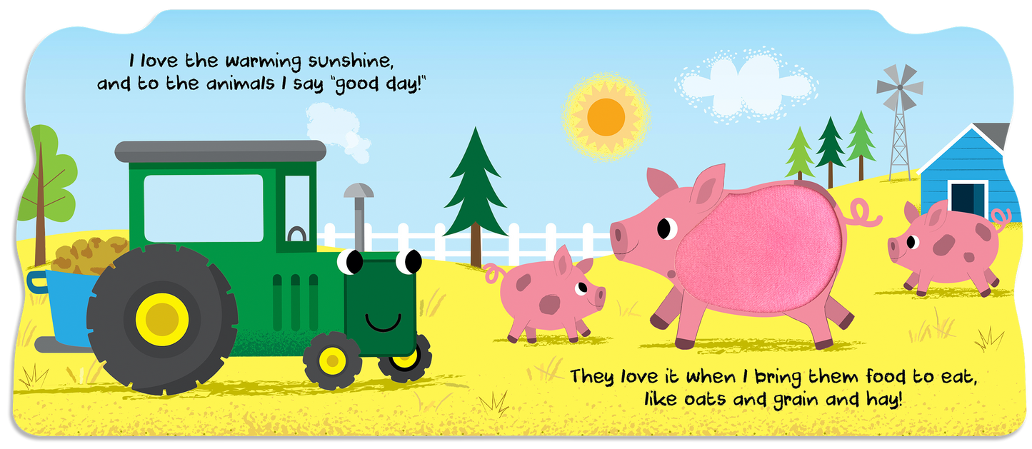 Busy Tractor - Little Hippo Books - Glee Garden