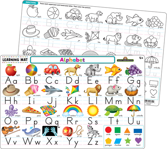 Teacher Created Resources - Alphabet Learning Mat - Large Table Mat