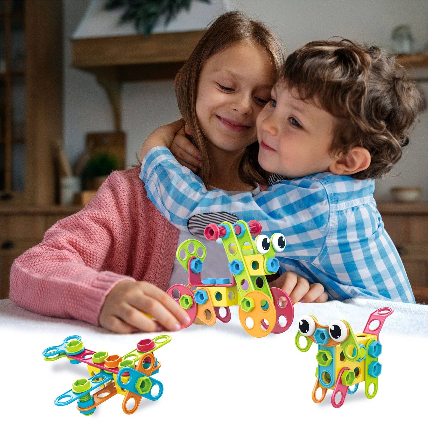 PicassoTiles - PicassoTiles 115pc Engineering Construction Set