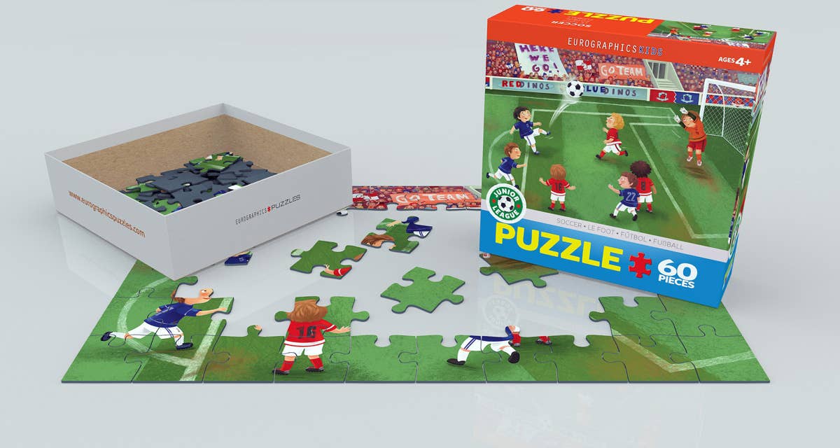 Eurographics Puzzles Canada - Junior League Soccer - Premium Quality