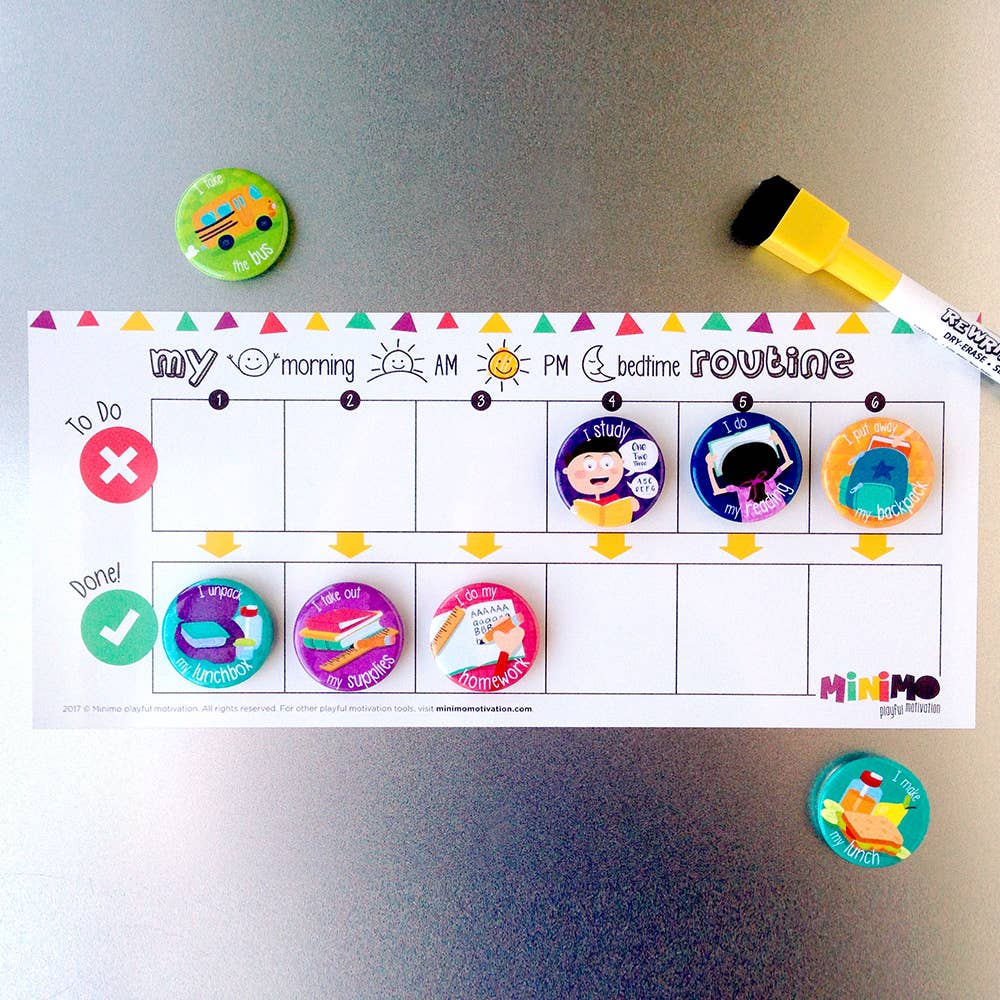 Minimo Playful Motivation - My Daily Routine board extension