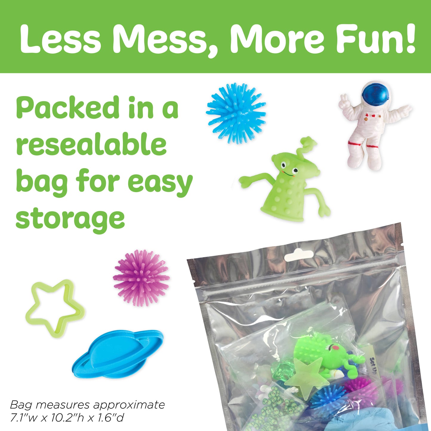 Faber-Castell / Creativity for Kids - Sensory Pack Outer Space On the Go Play Set for Kids