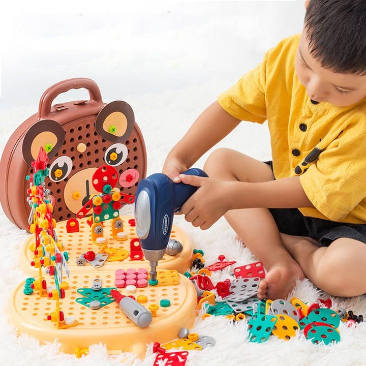 Play Toolbox Bear with Drill - VIGOR - Glee Garden