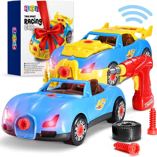 Play22 - Take Apart Racing Car Toys - 30 Piece