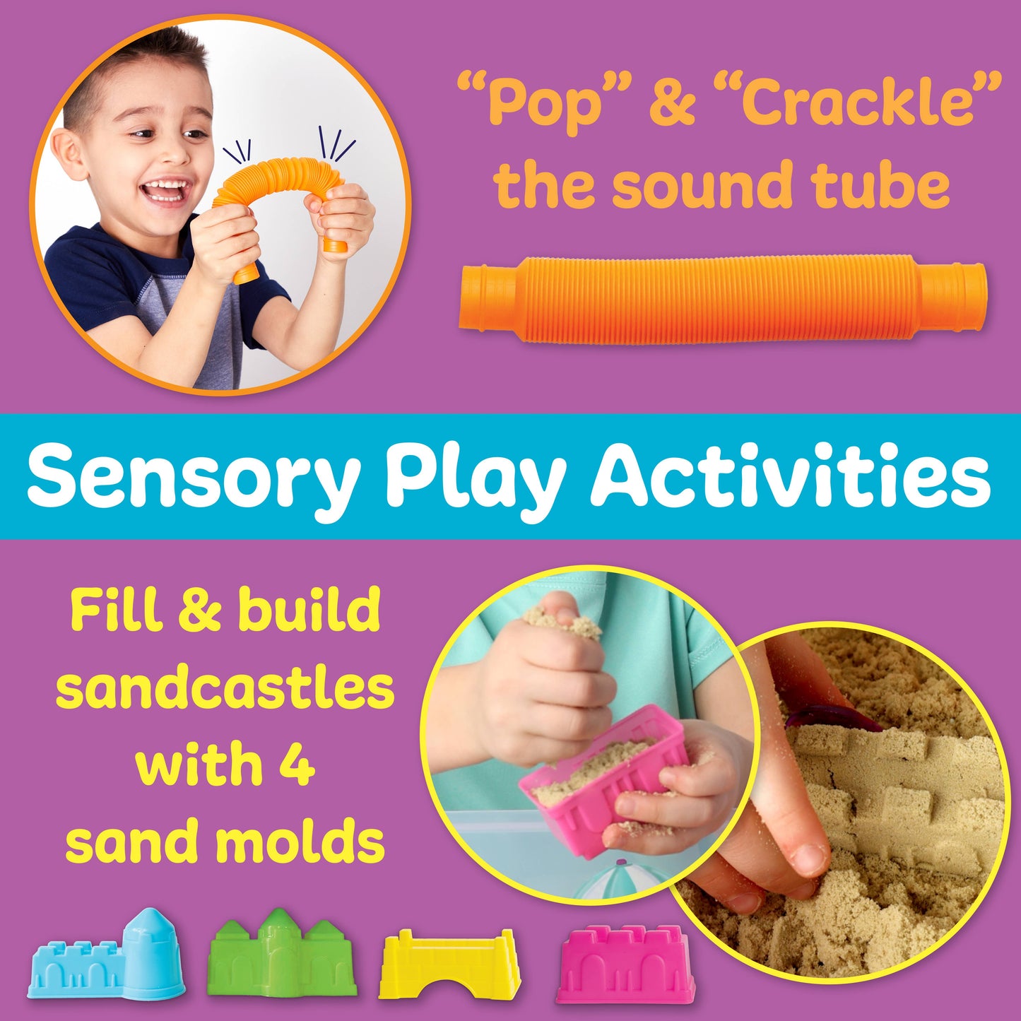Faber-Castell / Creativity for Kids - Sensory Bin Beach Activity Bin for Kids