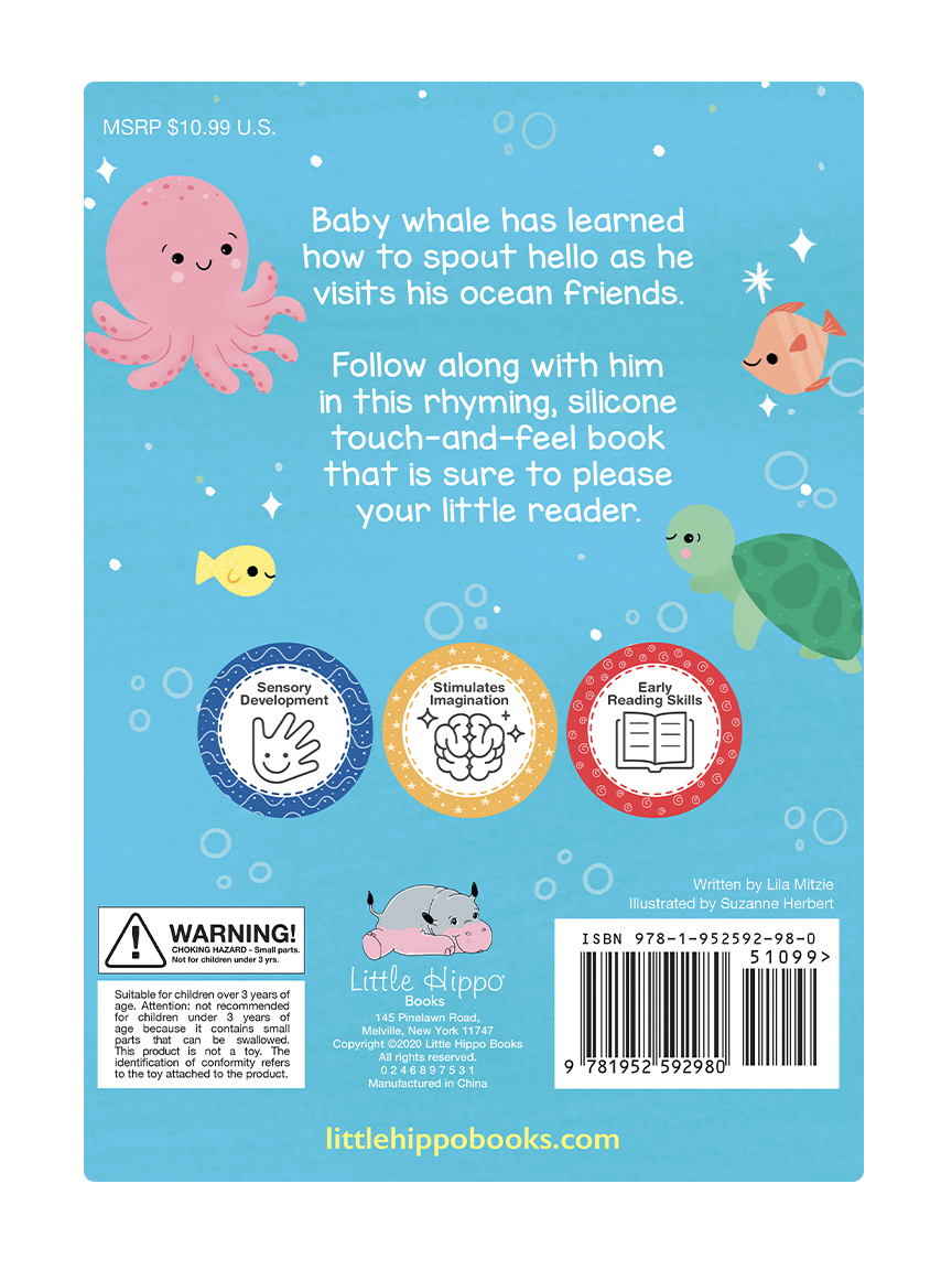 Hello, Ocean Friends - Touch and Feel - Little Hippo Books - Glee Garden