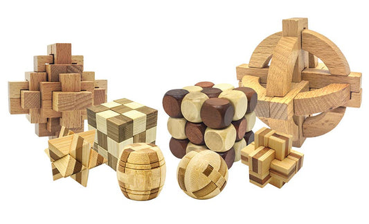 PicassoTiles - PicassoTiles 8PK Wooden Logic Puzzle