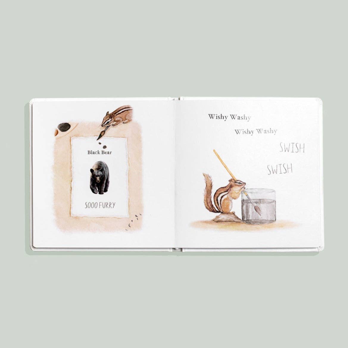 Wishy Washy: A Board Book of First Words and Colors - Paige Tate & Co. - Glee Garden