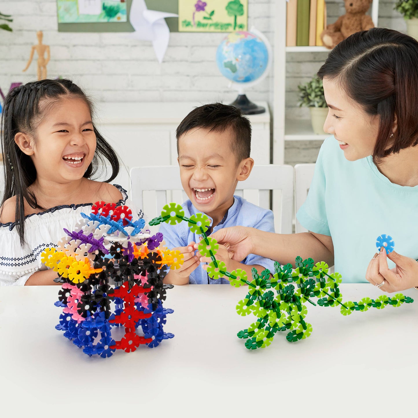 PicassoTiles - PicassoTiles 600pc Building Interlocking Chips