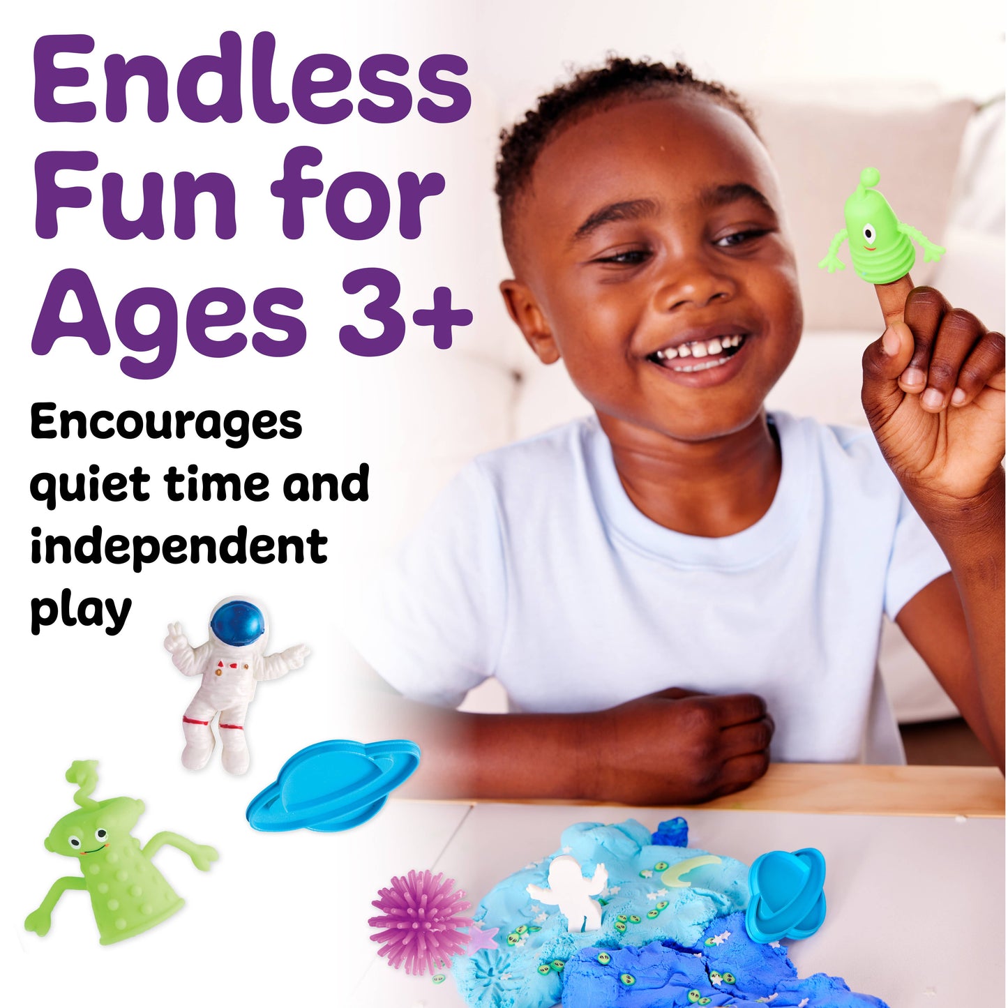 Faber-Castell / Creativity for Kids - Sensory Pack Outer Space On the Go Play Set for Kids