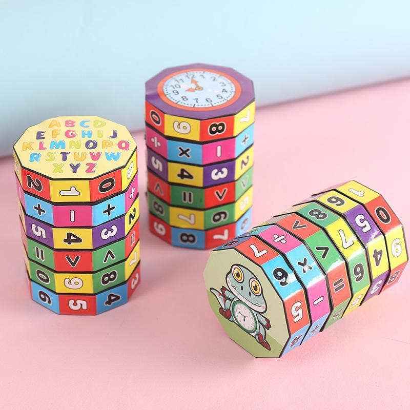 Educational toys for early teaching arithmetic: One digital cube - KiddieKickz - Glee Garden